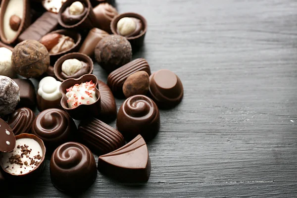 Deliciosos dulces de chocolate — Foto de Stock