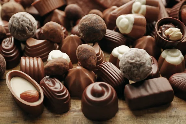 Delicious chocolate candies — Stock Photo, Image