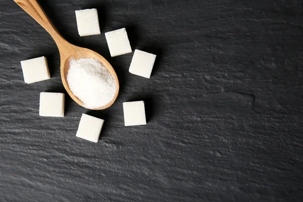 Haufen Zuckerwürfel — Stockfoto