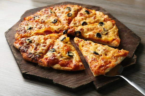 Vynikající plátky pizza — Stock fotografie