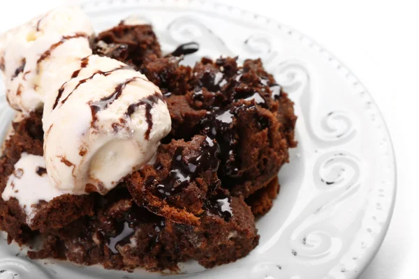 Chocolate lava cake — Stock Photo, Image