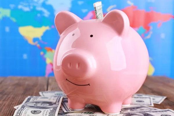 Caixa de dinheiro porco — Fotografia de Stock