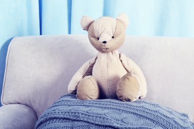 Oyuncak ayı gri kapaklı 