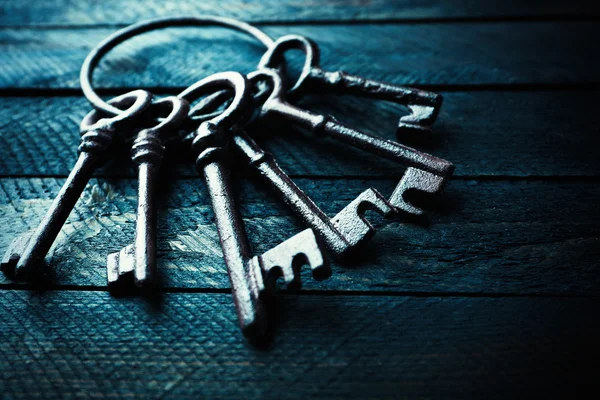 Bunch of old keys — Stock Photo, Image