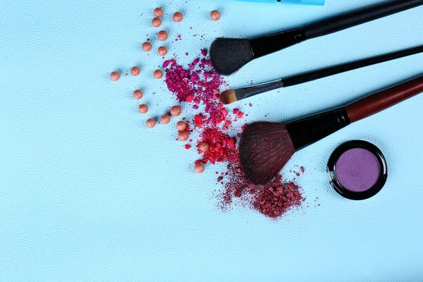 Make-up tools en cosmetica — Stockfoto