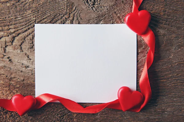 Blank present Valentine — Stock Photo, Image