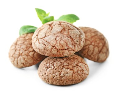 Çikolata parçacıklı kurabiye. 