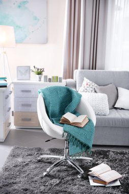 Modern oturma odası.