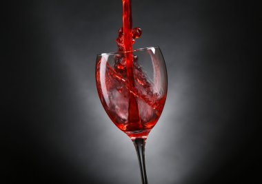 Cam dökme şarap  