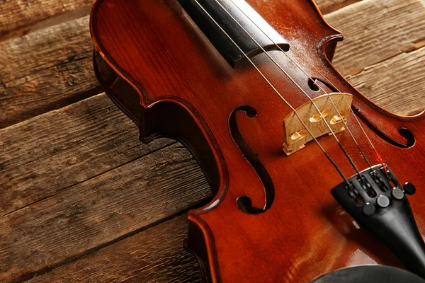 Közeli kép: klasszikus hegedű — Stock Fotó