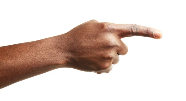 Человеческая рука показывает жест — стоковое фото