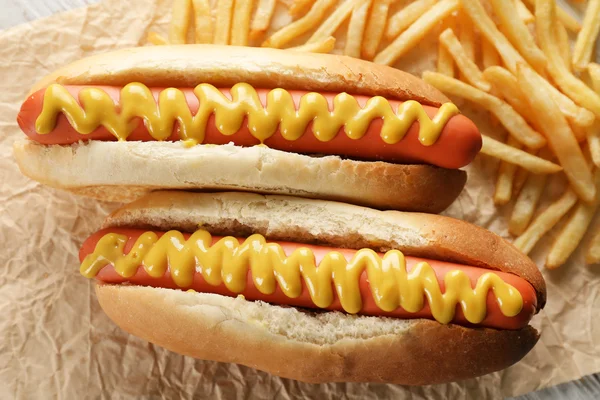 Friss hot dog — Stock Fotó