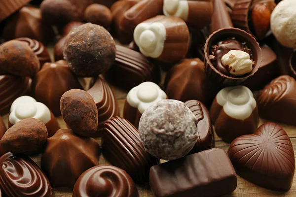 Delicious chocolate candies — Stock Photo, Image