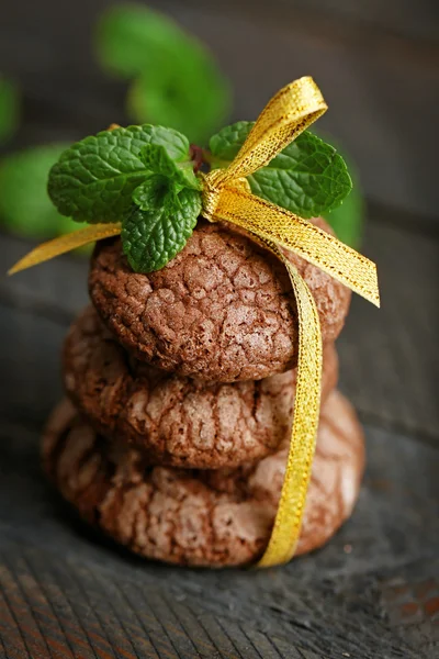 Galletas con chips de chocolate —  Fotos de Stock