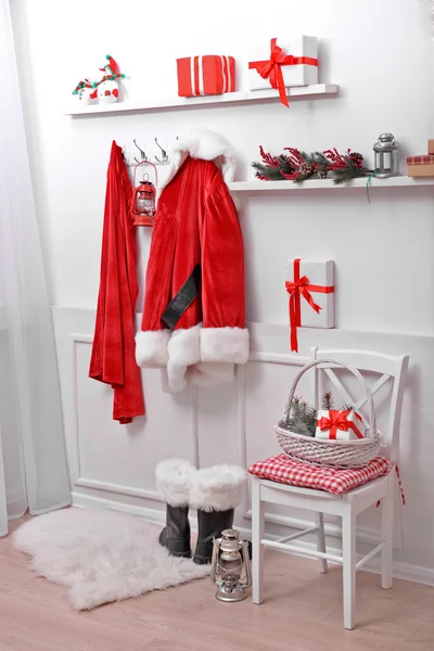 Hanging Santa costume — Stock Photo, Image