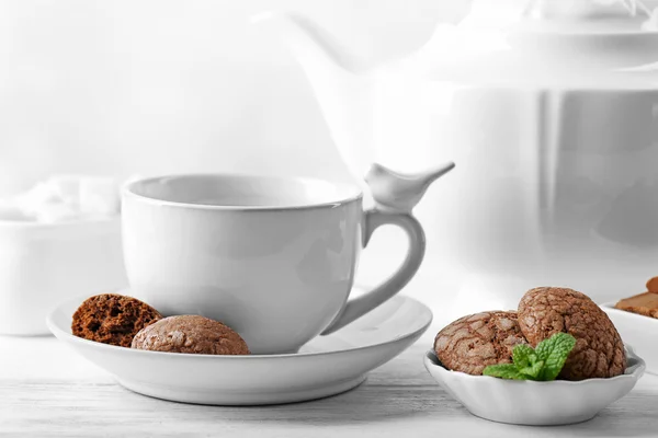 Galletas con chips de chocolate — Foto de Stock