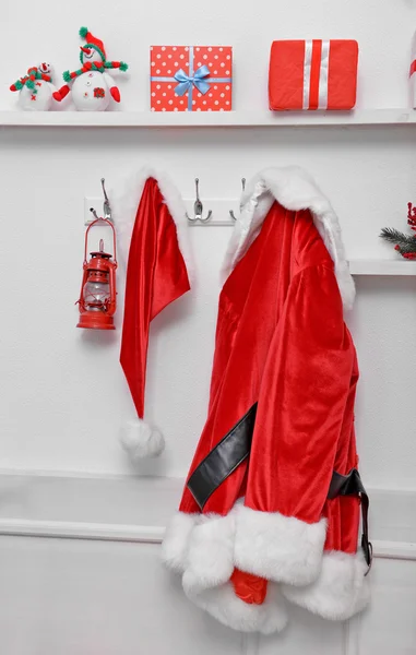 Hanging Santa costume — Stock Photo, Image