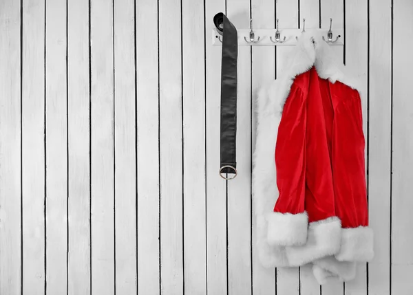 Santa jacket and belt — Stock Photo, Image