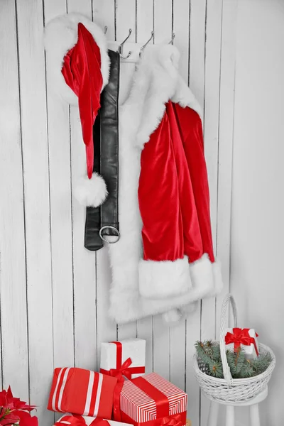 Santa red suit — Stock Photo, Image