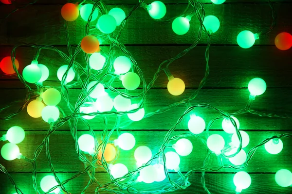 Electric Christmas garland — Stock Photo, Image