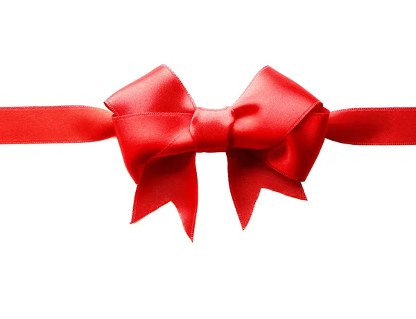 Horizontal ribbon with bow — Stock Photo, Image