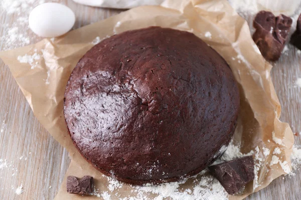 Torta al cioccolato fatta in casa — Foto Stock