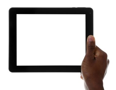 tablet ile erkek el