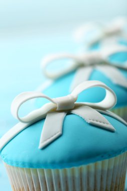 Lezzetli kek dekore edilmiş