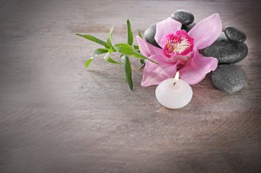 Spa güzel çiçekli natürmort