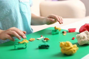 Çocuk hamuru sculpts