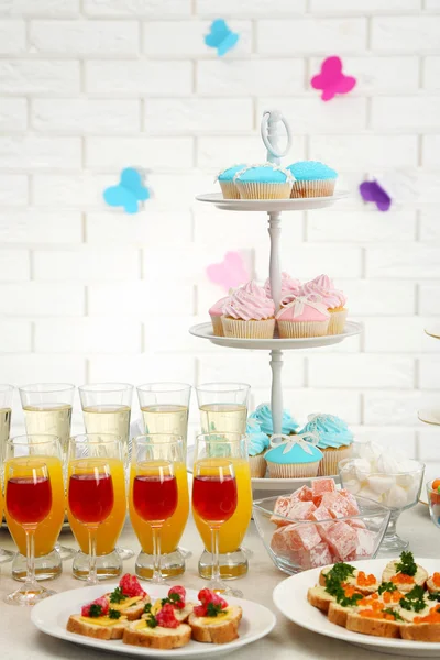 Set of cold snacks — Stock Photo, Image