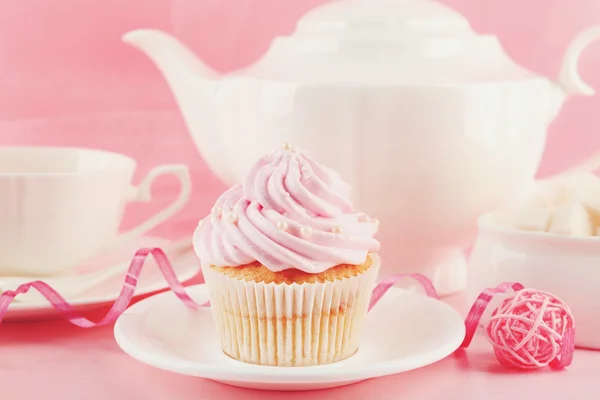 Decorato Cupcake gustosi — Foto Stock