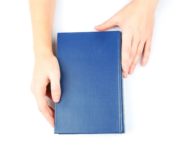 Female hands holding book — Stock Photo, Image