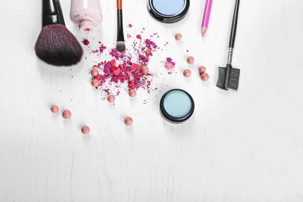 Make-up tools en cosmetica — Stockfoto