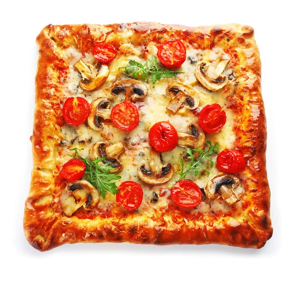 Pizza appena fatta in casa — Foto Stock