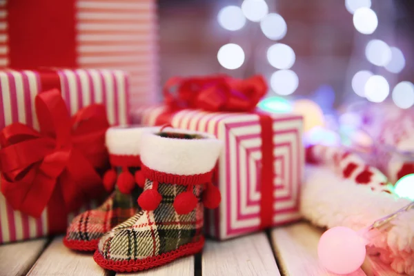 Cajas de regalo de Navidad — Foto de Stock