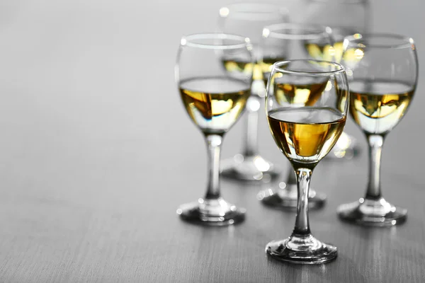 Bright Glasses of wine — Stock Photo, Image