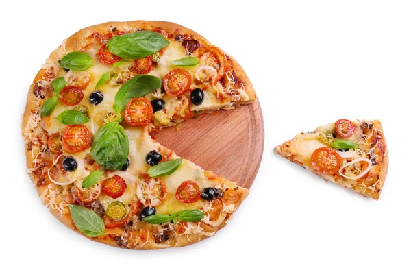 Delicious fresh pizza — Stock Photo, Image