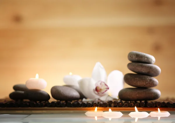 Spa still life with stones Stock Photo