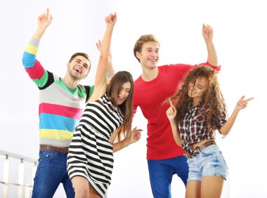 Birlikte dans iki Genç çiftler