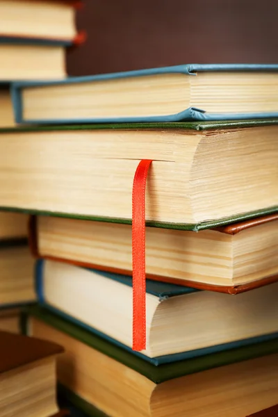 Pile of books, close-up — Stock Photo, Image