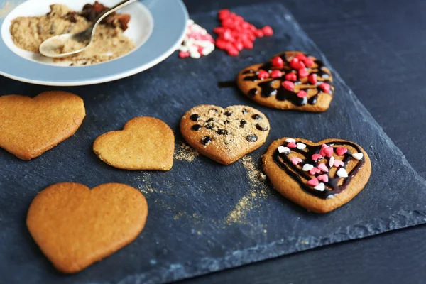 Cookie processo di decorazione — Foto Stock