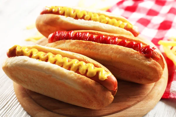 Lekkere hotdogs — Stockfoto