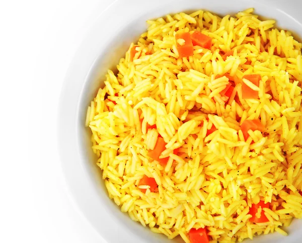 Блюдо вегетарианского риса — стоковое фото