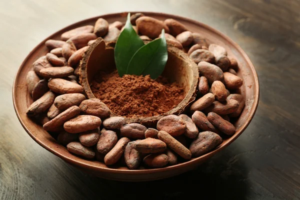 Bowl with aromatic cocoa — Stock Photo, Image