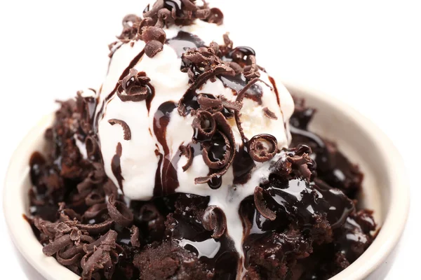 Bolo de lava de chocolate — Fotografia de Stock