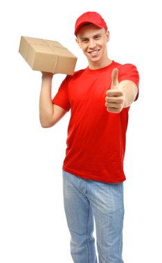 Yakışıklı teslimatçı