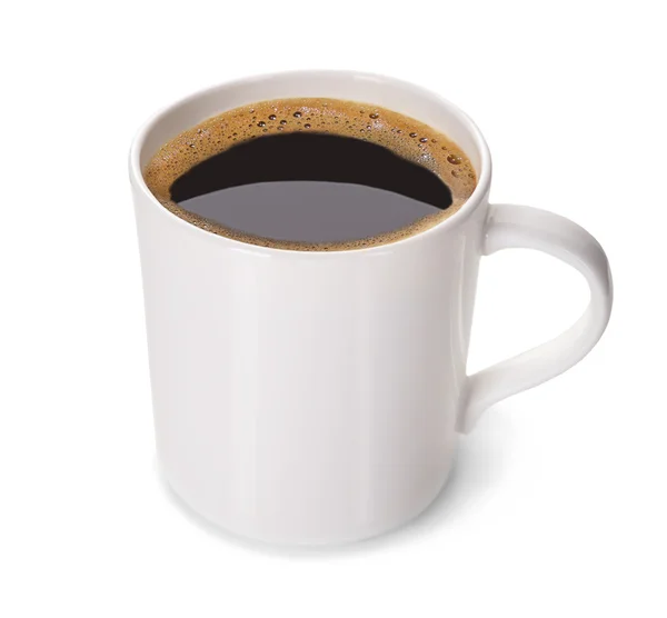Kopje koffie geïsoleerd — Stockfoto