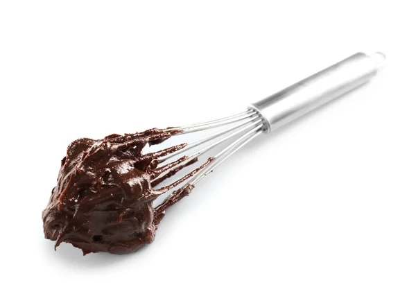 Corolla with chocolate cream — Stock Photo, Image