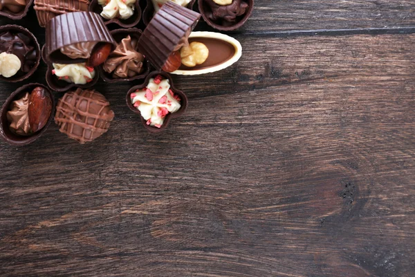 Leckere Schokoladenbonbons — Stockfoto